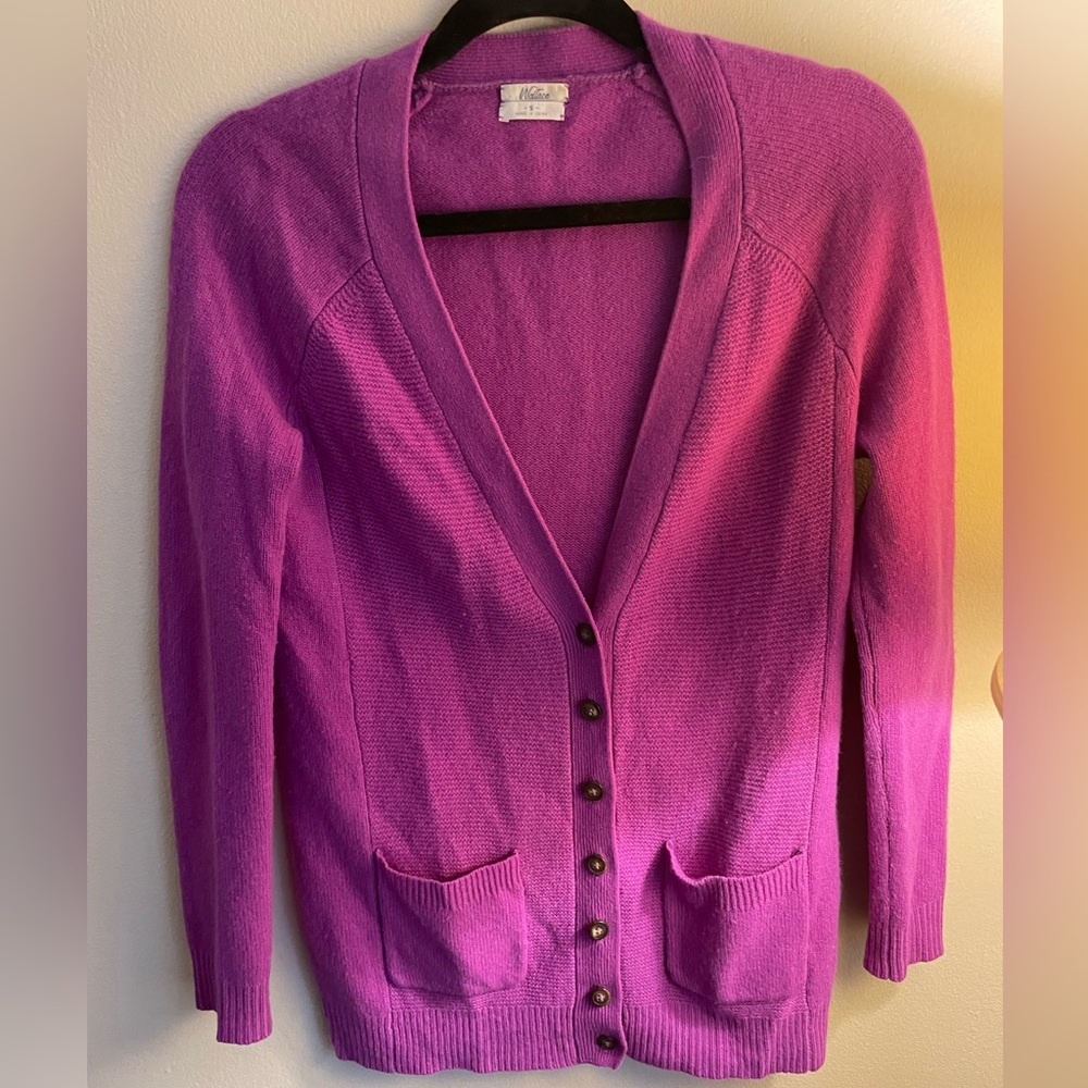 Purple/Pink Madewell Cardigan
